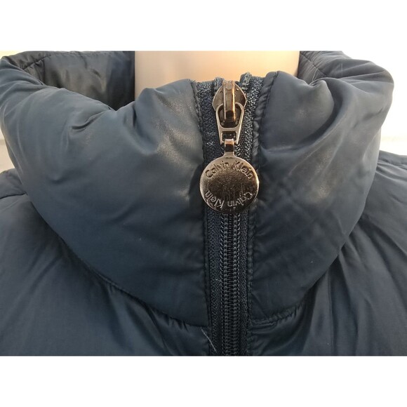 Down Feather Quilted Puffer Premium Women's SZ S Calvin Klein Packable Light - Picture 6 of 13
